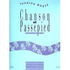 Chanson et Passepied pour saxophone alto et piano de Jeanine RUEFF