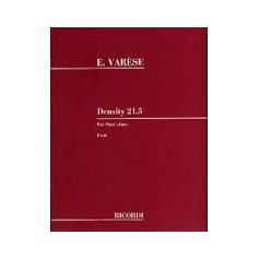 Density 21.5 for flute alone de E. Varèse