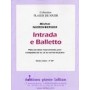 INTRADA E BALLETTO de Michel NIERENBERGER pour trompette et piano