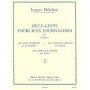 DEUX-CENTS EXERCICES JOURNALIERS pour xylophone de Jacques DELECUSE