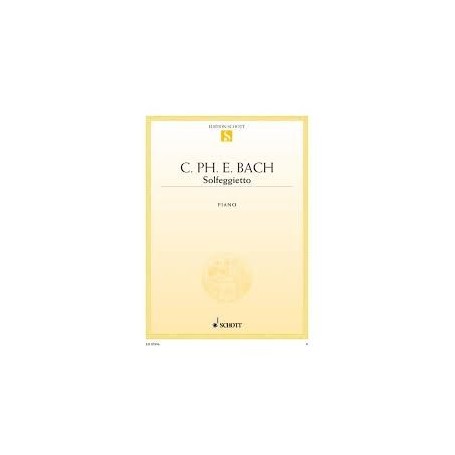 SOLFEGGIETTO de Carl Ph. Em. Bach pour Piano
