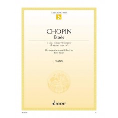 ETÜDE de CHOPIN pour piano