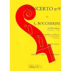 CONCERTO N°9 de L. BOCCHERINI pour Violoncelle
