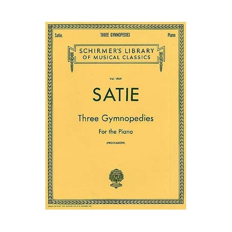 SATIE Three Gymnopedies For the Piano