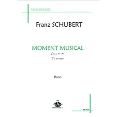 MOMENT MUSICAL Franz SCHUBERT Opus 94 N°3 Fa mineur PIANO